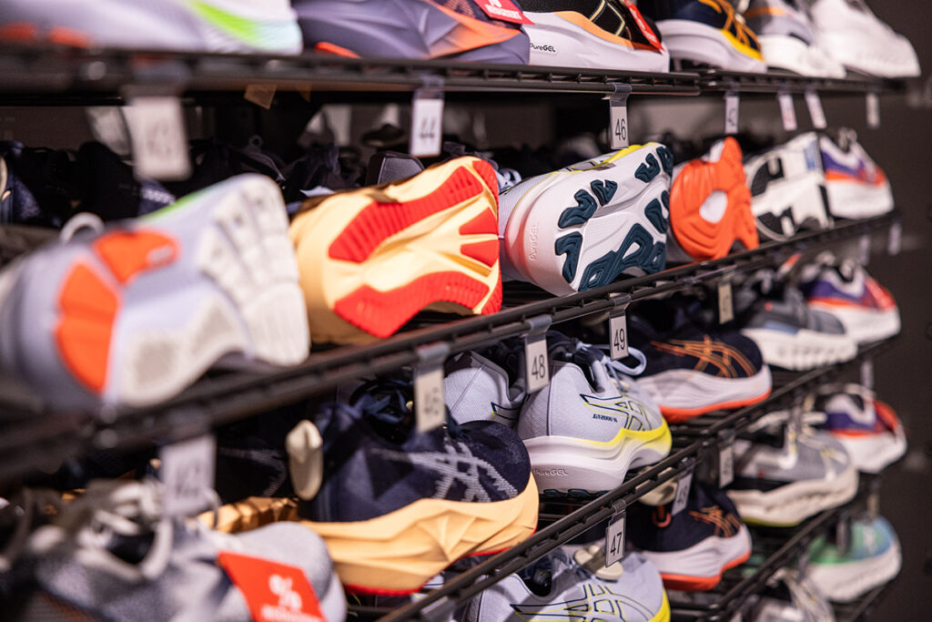 Großes Schuhsortiment